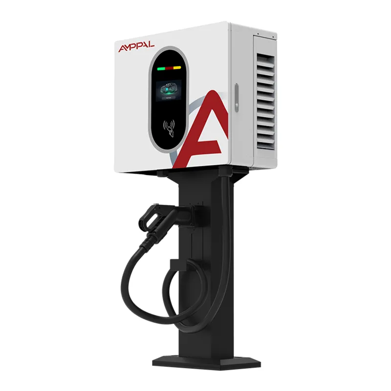 Estação de carregamento rápido de EV DC montada na parede de 20kW para estacionamento comercial