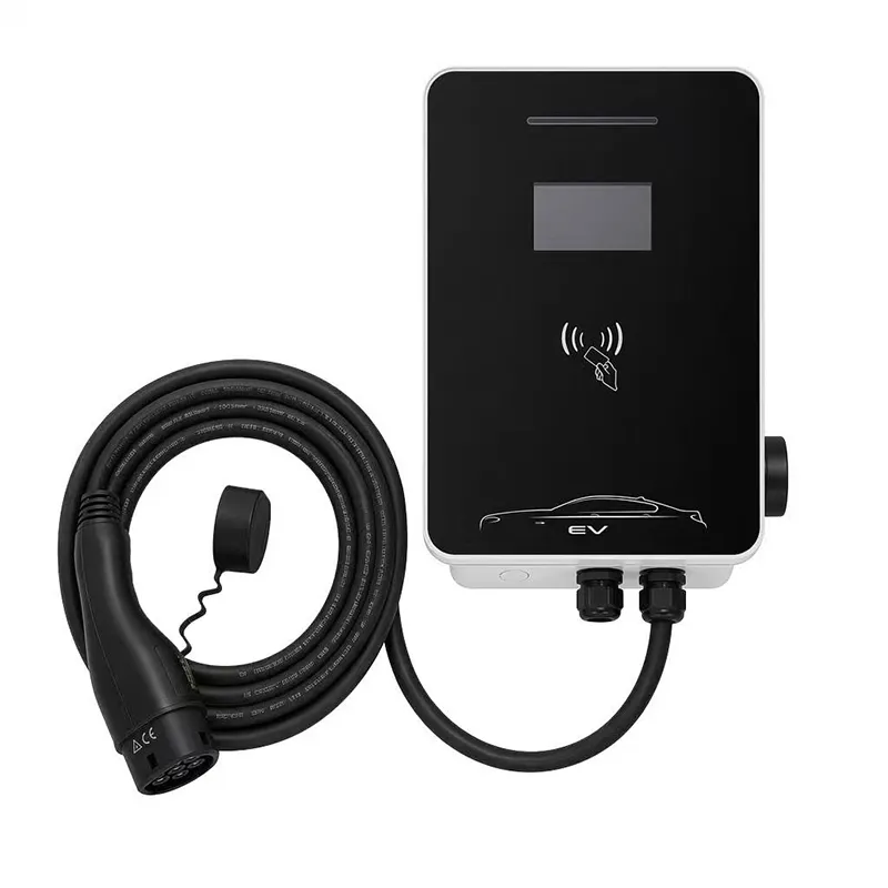 Estação de carregamento de veículos elétricos CA de alta velocidade de 22kW para estacionamento comercial